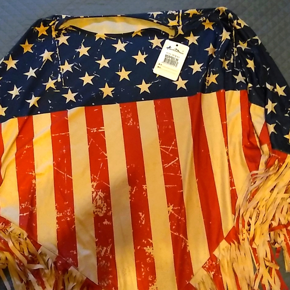 Americana poncho